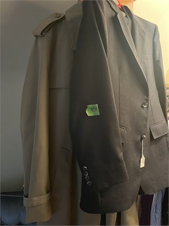 Men's Suit and Trench Coat