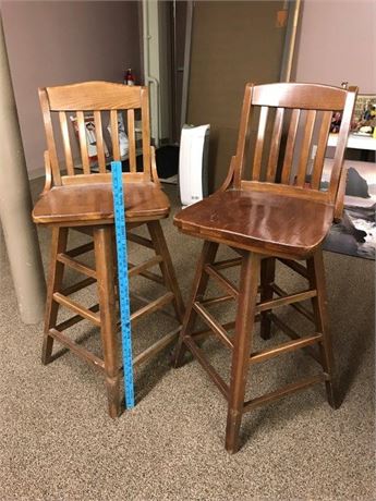 Matching Swivel High Chairs