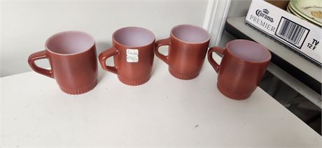 Four fire king mugs