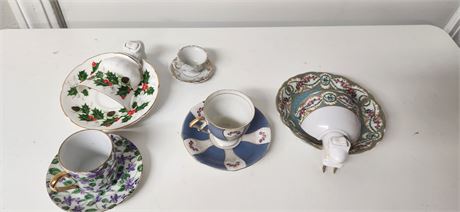 2 Tea Cup & Saucers Night Lights & Tea Cups & Saucers