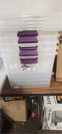 5 Storage Totes & Lids