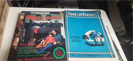 Lot Of Various Sheet Music