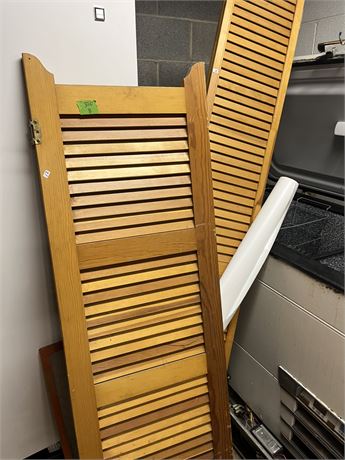 Wood Slat Doors, Shutters