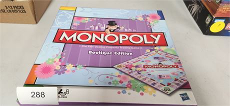 Monopoly Boutique Edition