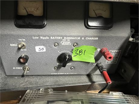 Battery Eliminator & Charger