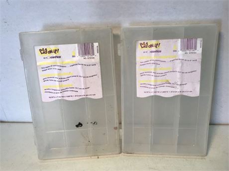 Divided Plastic Containers (#3)