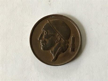 1958 Belgium 50 Centimes