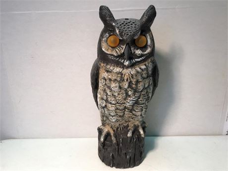 Plastic Owl Decoy