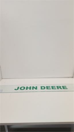 John Deere Glass Panel Sign