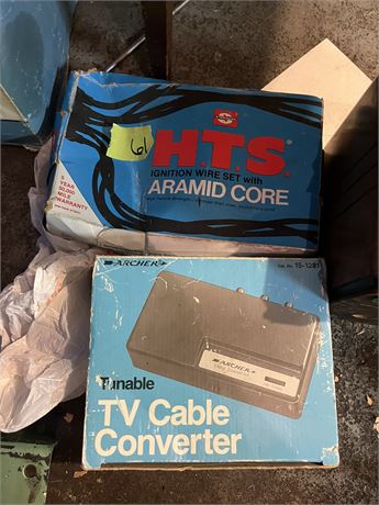 Ignition Wire Set, TV Cable Converter