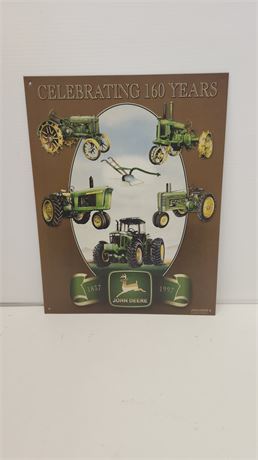 John Deere Metal Sign