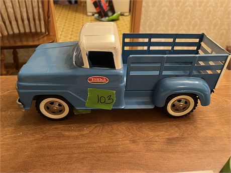 Vintage Tonka Farms Truck, Blue
