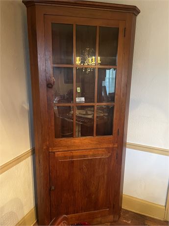 Beautiful Handmade Corner Cabinet