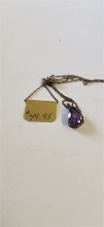 Amethyst necklace