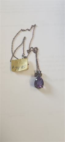Amethyst necklace 9.21 carats