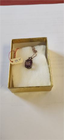 Amethyst necklace