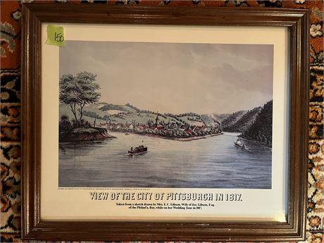 Pittsburgh in 1817 Art