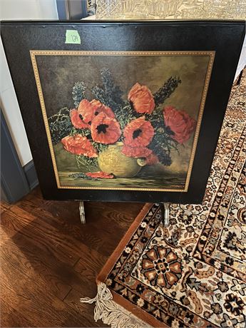 Floral Card Table