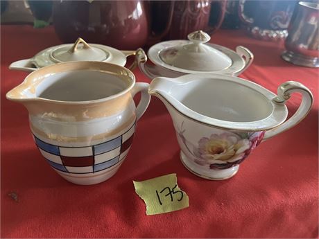 Creamer and Sugar Dishes
