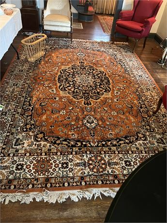 Area Rugs, Neutrals, Orange, Black, Large