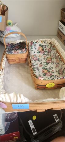 3 Longaberger Baskets