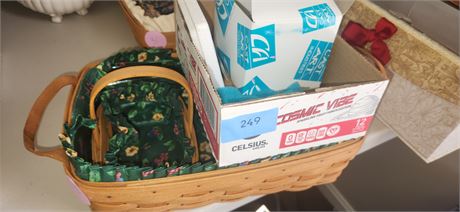 Longaberger Basket & Collectable Figurines