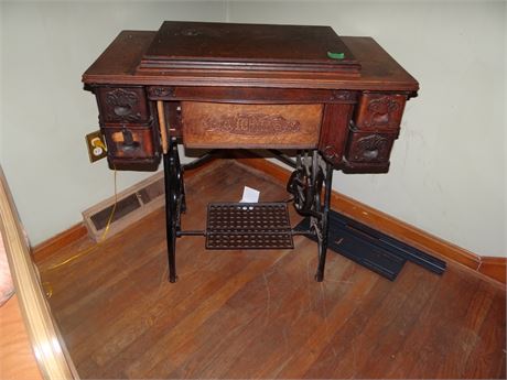 Treadle sewing machine