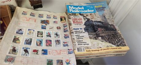 Old Train Books & Stamps