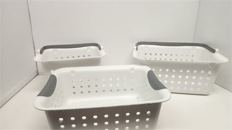 3 Small Storage Baskets
