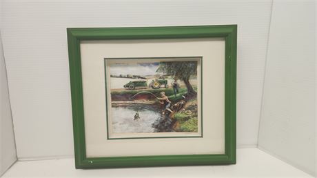 John Deere Numbered Raised Print