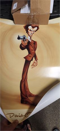 Clint Eastwood Caricature Poster