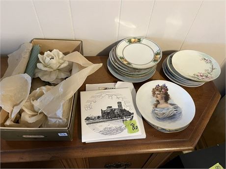 Decor, Plates, Candle Holders