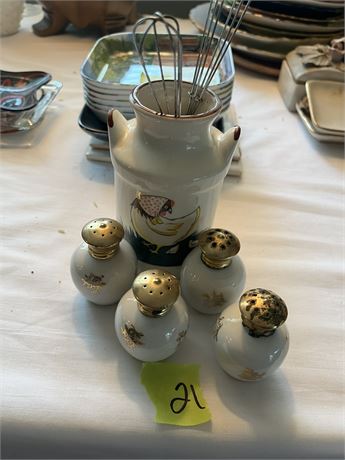 Salt and Pepper Shakers, Dish