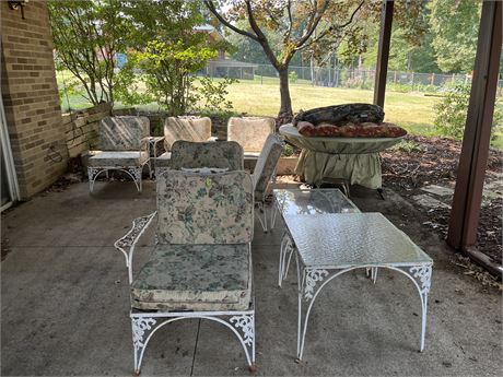 Vintage Metal Outdoor Furniture