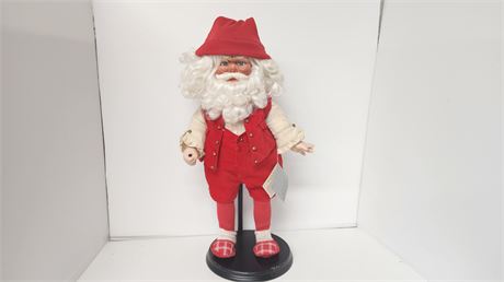 Danbury Mint Santa With Stand