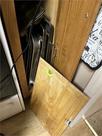 Pans, Cutting Board