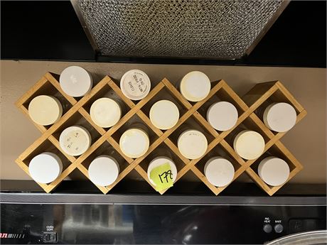 Spice Rack and Spices