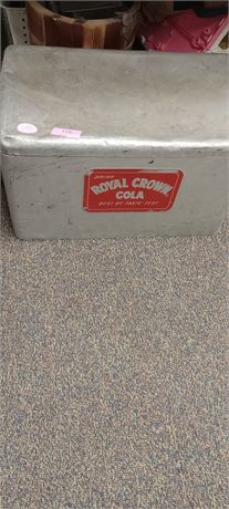 Vintage Royal Crown Cola Metal Cooler