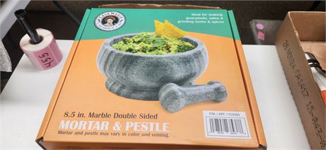 Casa Maria Marble Double Sided Mortar & Pestle Set