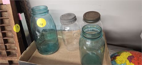 Vintage Canning Jars & lids