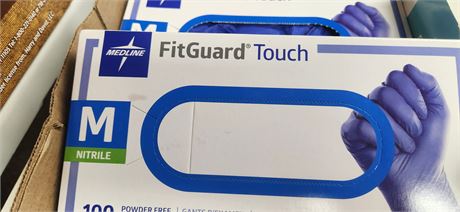 Powder Free Examine Gloves. Size Medium