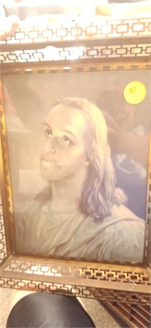Religious Metal Framed Picture