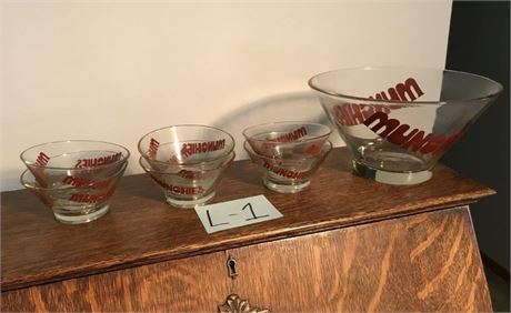 Munchies Glass Bowl Set