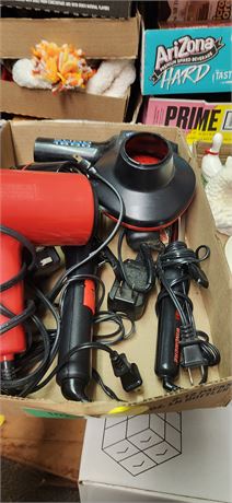 Conair Hair Dryer & Curling Irons & Misc.