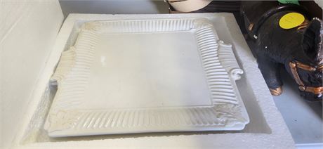White Serving Platter