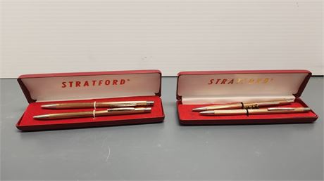 2 Stratford Pens & Cases
