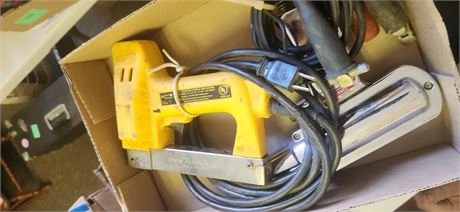 Arrow Electric Staple Gun Tacker & Cornwell Tool