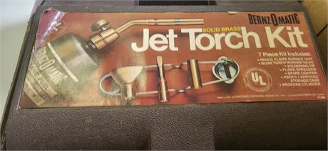BernzOmatic Solid Brass Jet Torch Kit