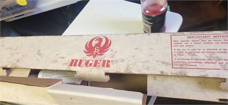 Empty Ruger Box & Lot Of Arrows