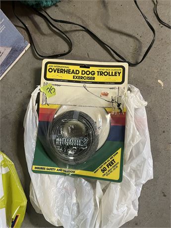 Overhead Dog Trolly